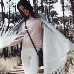 Anthropologie Gray Scarf